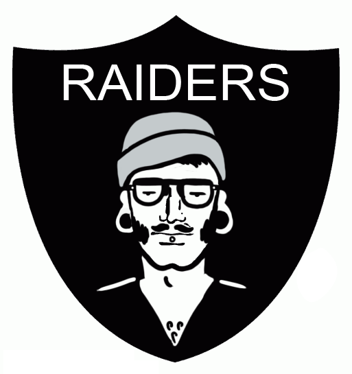 Oakland Raiders Hipsters Logo iron on transfers